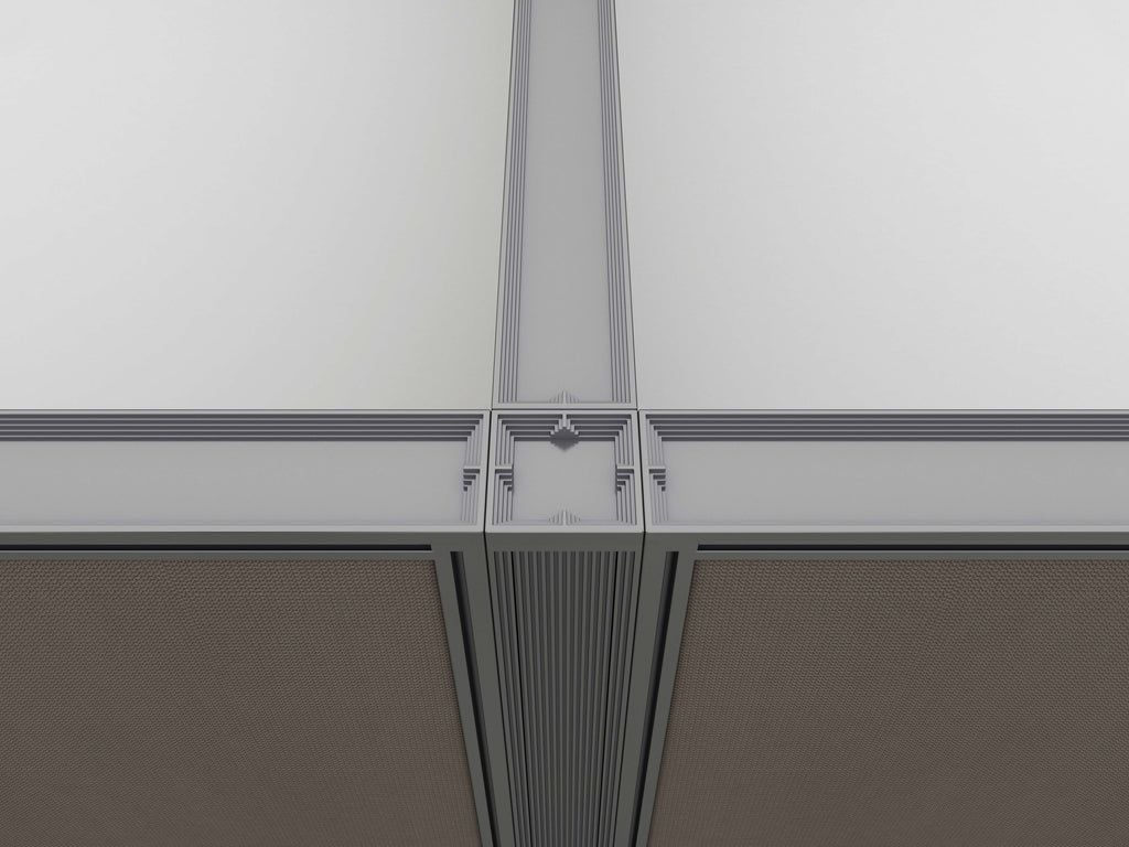 Cubicle Workstation - 55mm Aluminum Frame Partition - X55 Series