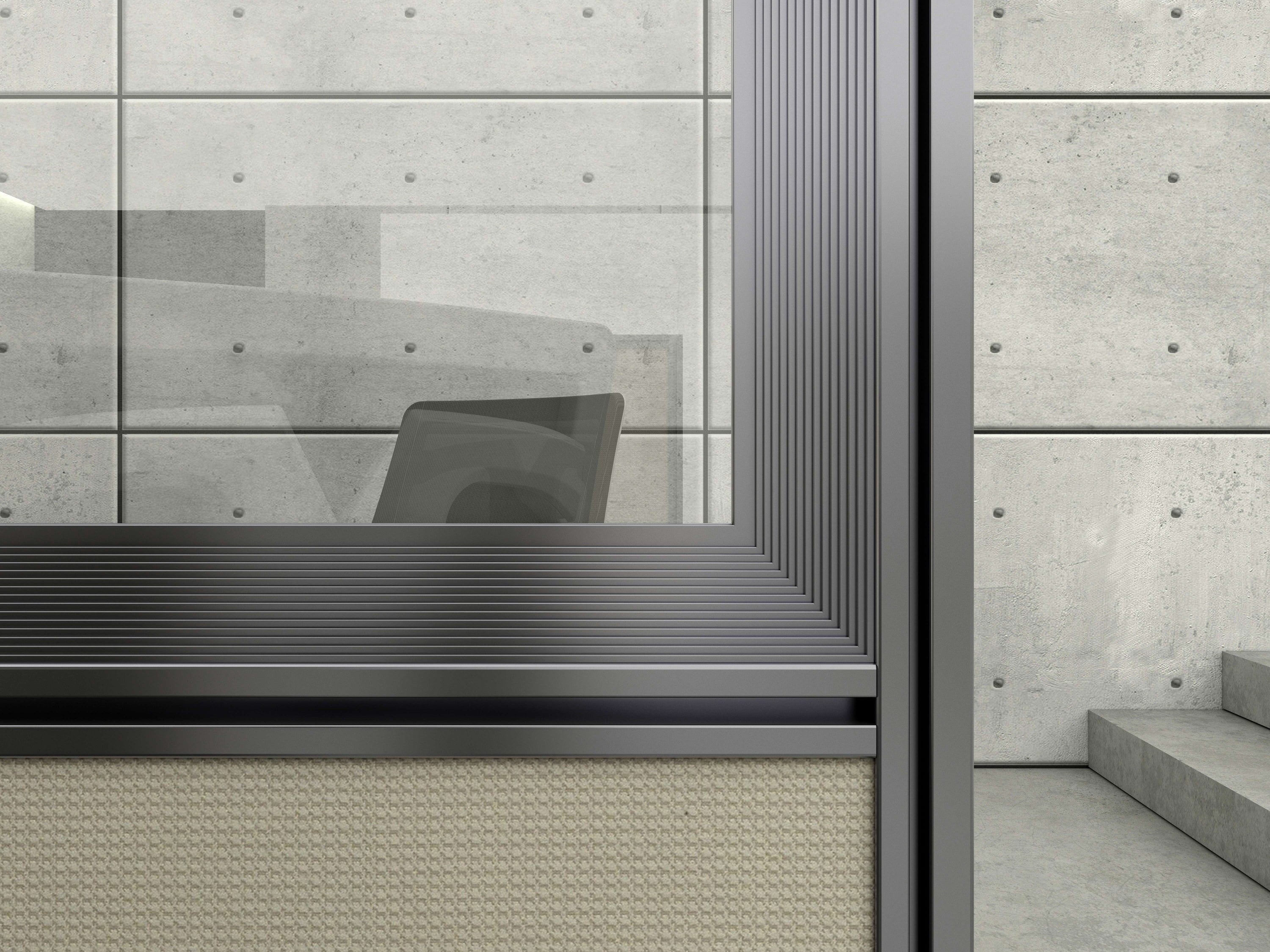 Cubicle Workstation - 55mm Aluminum Frame Partition - X55 Series